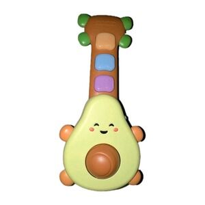 Skip Hop Farmstand Rock-A-Mole Guitar Baby Toy Avocado Musical Instrument Lights